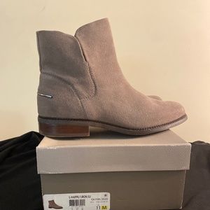 Suede booties